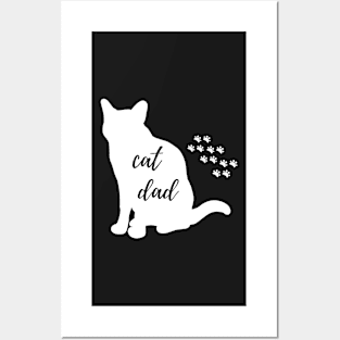 Cat dad Posters and Art